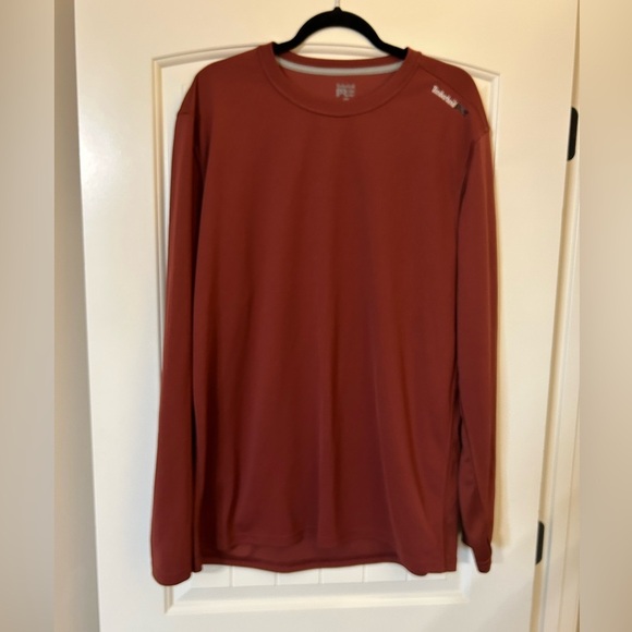 Timberland Pro Long Sleeve Performance Tee in Burnt Orange. Size XXL. - Picture 2 of 6